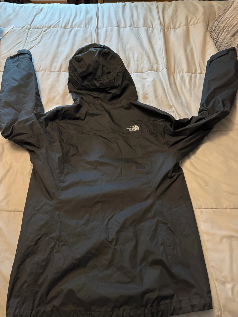 The North Face Black Hooded Raincoat